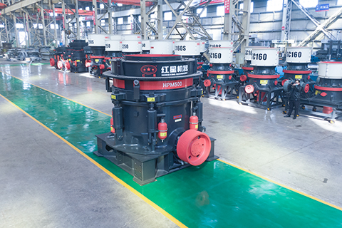 HPM多缸液压圆锥破碎机实拍图