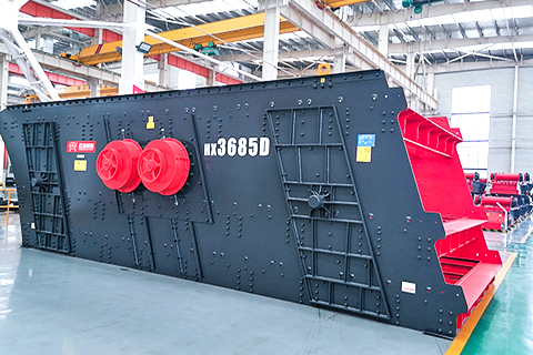 HX-D系列重型稀油圆振筛实拍图