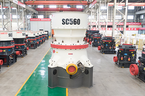 SC单缸液压圆锥破碎机实拍图