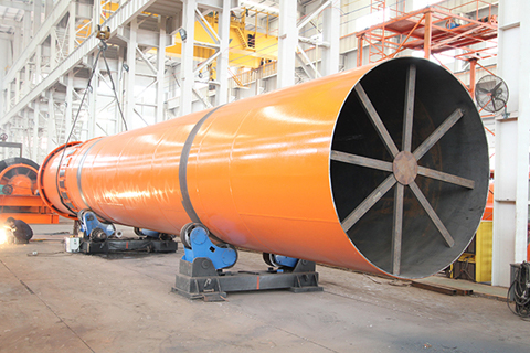 回转烘干机实拍图