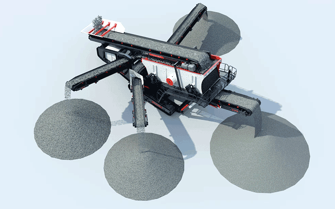Wotetrack履带筛分站工作原理